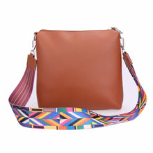 2PcWomen BagLuxury HandbagDesignPU LeathMessengCasual Tote Bag Set Rainbow Strap Women ShouldBagSac a main