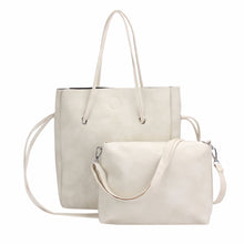 2pcBucket Women Composite Bag MessengShouldBag DesignhandbagPU LeathCrossbody BagLarge Tote Handbag