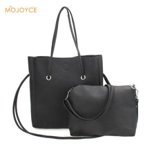 2pcBucket Women Composite Bag MessengShouldBag DesignhandbagPU LeathCrossbody BagLarge Tote Handbag