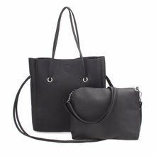 2pcBucket Women Composite Bag MessengShouldBag DesignhandbagPU LeathCrossbody BagLarge Tote Handbag