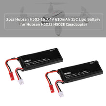 2pcs Original Hubsan H502-16 74V 610mAh 15C Lipo Battery for Hubsan X4 H502S H502E RC Quadcopter