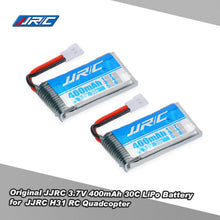 2pcs Original JJRC 37V 400mAh 30C LiPo Battery for JJRC H31 GoolRC T6 RC Quadcopter