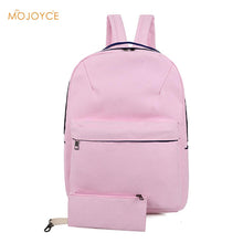 2pcWomen CanvaBackpack Travel BagSchool Bag BackpackLaptop Backpack for Teenage GirlMochilaFeminina