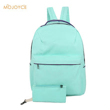 2pcWomen CanvaBackpack Travel BagSchool Bag BackpackLaptop Backpack for Teenage GirlMochilaFeminina