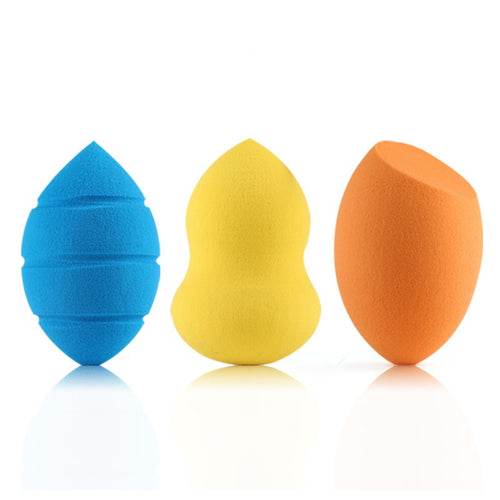 3/5/6pcss Pack Makeup Foundation Sponge Make Up Brush Set Powder Smooth Beauty Cosmetic Make Up Tool Random Color