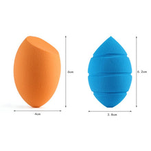 3/5/6pcss Pack Makeup Foundation Sponge Make Up Brush Set Powder Smooth Beauty Cosmetic Make Up Tool Random Color