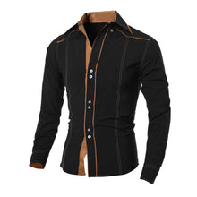 3 Colors Mens Fashion Clothing Slim Fit Formal Dress Shirts TopsCasual Long Sleeve Shirt Camisa