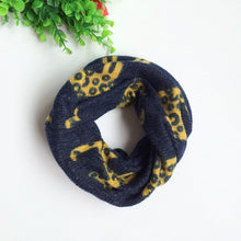 3 Colors Toddler Baby Boy Girls Warm Scarf Neckerchief Cat Pattern Imitation Cute Infant Scaves
