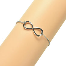 3 Colour  Popular Gold/Silver /Black Cross Infinity Chain Bracelets Bangles Jewelry For Women