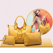 3 PCS Women Handbag Shoulder Bags Women Famous s PU Leather Messenger Bag Satchel Purse Tote Handbags bolsos mujer