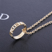 3 Part Best Friend Forever Karma Circle Necklace Infinity Circle Pendants Necklace