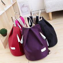 3 PcWomen Nylon Backpack MochilaFeminina Travel Back Pack Schoolbag For TeenagGirlNylon Composite Bag Sets