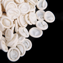 300Pcs White Nail Art Latex Rubber Finger Cots Fingertips Protective Small Rubber Gloves DIY Work Tool