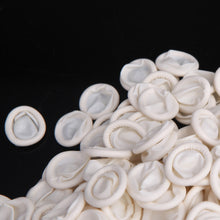 300Pcs White Nail Art Latex Rubber Finger Cots Fingertips Protective Small Rubber Gloves DIY Work Tool