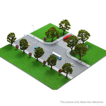 30Pcs Ball-shaped Flower Trees Model Mixed 3 Colors Tree Model Landscape Trees Train Layout Garden Scenery Diorama Miniature