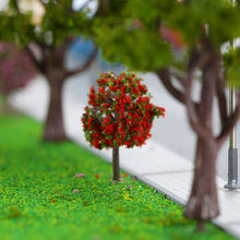 30Pcs Ball-shaped Flower Trees Model Mixed 3 Colors Tree Model Landscape Trees Train Layout Garden Scenery Diorama Miniature