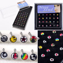 316L Stainless Surgical Steel Nose Piercing Rhinestone Stud MultiStyle Nose Ring Nose Stud Body Jewelry 24pcs or 40pcs