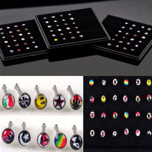 316L Stainless Surgical Steel Nose Piercing Rhinestone Stud MultiStyle Nose Ring Nose Stud Body Jewelry 24pcs or 40pcs