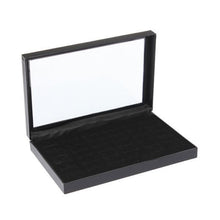 36 Slots Black Velvet Rings Jewelry Showcase Display Case Storage Box Holder Organizer P1