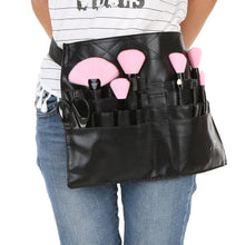 375 * 275cm Make Up Bag Professional Makeup Brush Bag Holder Two Array PVC Apron Bag Artist Belt Strap Cosmetic Brush Bag