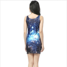 3D Digital Print Vest Dress Women Dress Womens Sexy Bodycon Mini Dress Star Wars Harry Potter Galaxy Black Print Dress