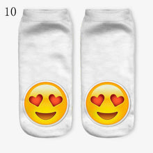 3D Emoji Printing Expression Socks Women Men Socks Funny Low Ankle Short Socks