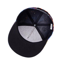 3D Print Snapback Caps Colorful Hip Hop Baseball Cap Dragon Flat Hats For Men Starry Sky Casquette Blue