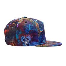 3D Print Snapback Caps Colorful Hip Hop Baseball Cap Dragon Flat Hats For Men Starry Sky Casquette Blue