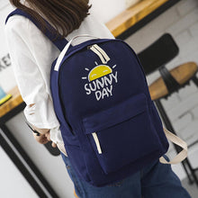 3PC Women Backpack for School Teenagers Girls Preppy Style Ladies Girls Bag Printing Backpack Sac Purse