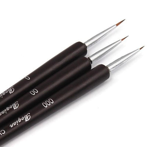 3pc Dotting Painting Drawing UV Gel Liner Polish Brush Tool Nail Art Pen Set