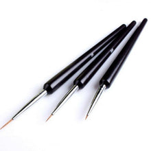 3pc Dotting Painting Drawing UV Gel Liner Polish Brush Tool Nail Art Pen Set
