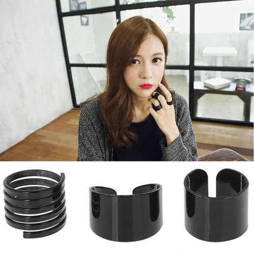 3Pcs Top Of Finger Over The Midi Tip Finger Above The Knuckle Open Ring For women Jewelry