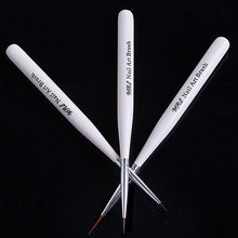 3Pcs Nail Art Brush Acrylic UV Gel Nail False Tips Builder Brush Pen