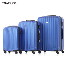3Pcs Vintage Carry on Luggage Set Cabin Free Suitcase Tsa ABS Travel Bag Trolley Spinner 20"24"28" Hard Shell Scooter Suitcase