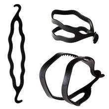 3pcss Hair Twist Styling Maker Bun Curler Braid Women Accessory Tool Magic Hair Styling
