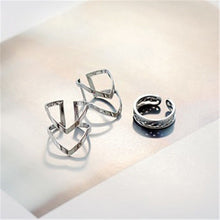 3pc Gold Sliver Arrow Shape Knuckle Rings Set punk cuff finger ring set gift for women girl
