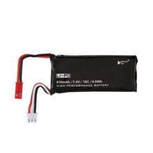 3psc H502S-001 74V 15C 610mAh Lipo Battery with 3 in 1 Charge Cable for Hubsan X4 H502S H502E RC Quadcopter