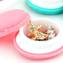 4*4*2CM Cute Candy Color Macaron Mini Storage Box Jewelry Box Pill Carrying Cases Birthday Gift