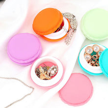4*4*2CM Cute Candy Color Macaron Mini Storage Box Jewelry Box Pill Carrying Cases Birthday Gift
