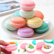 4*4*2CM Cute Candy Color Macaron Mini Storage Box Jewelry Box Pill Carrying Cases Birthday Gift