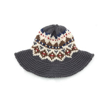 4 COLORS Korea Style Casual Crochet Bucket Hat Style Women Knitted Hat