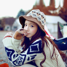 4 COLORS Korea Style Casual Crochet Bucket Hat Style Women Knitted Hat