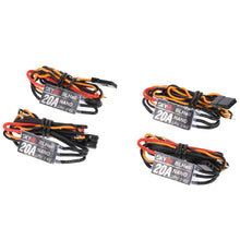 4 Pcs SKYRC Drone Engine Parts Nano 20A Brushless ESC Electronic Speed Controller with BLHeli Firmware for QAV250 300 Quadcopter