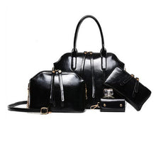4 PcSet Luxury DesignWomen HandbagPU LeathWomen ToteBag Women Bag HandbagMessengBagPurse