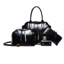 4 PcSet Luxury DesignWomen HandbagPU LeathWomen ToteBag Women Bag HandbagMessengBagPurse