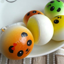 4 cm Cute Panda Squishy Kawaii Buns Bread Charms Key/Bag/Cell Phone Straps Bag Parts & Accessories