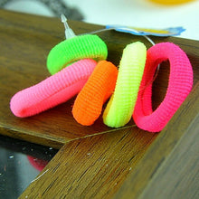 40Pcs Colorful Child Hair Holders Cute Rubber Hair Bands Elastics Accessories 3cm Girl Women Charms Tie Gum Headbands