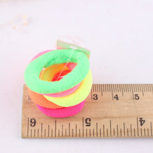 40Pcs Colorful Child Hair Holders Cute Rubber Hair Bands Elastics Accessories 3cm Girl Women Charms Tie Gum Headbands