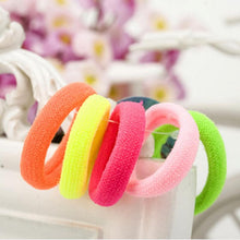 40Pcs Colorful Child Hair Holders Cute Rubber Hair Bands Elastics Accessories 3cm Girl Women Charms Tie Gum Headbands