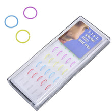 40pcs/box Neon Color Surgical Stainless Steel Fake Piercing Hoop Nose Ring